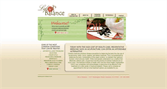 Desktop Screenshot of lifeinbalanceacupuncture.net